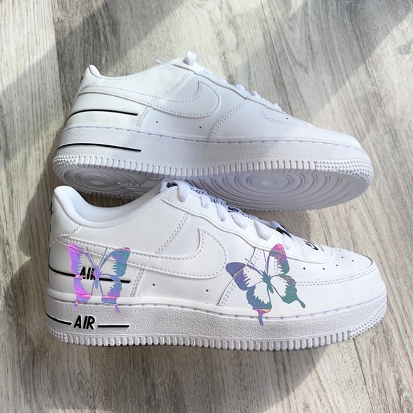 reflective butterfly air force 1